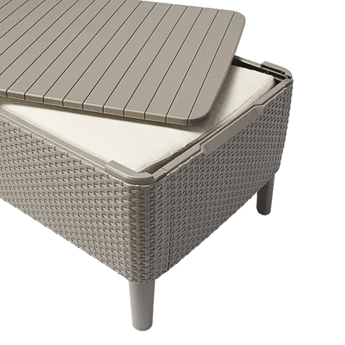 Salemo Outdoor Sofa set Cappucino