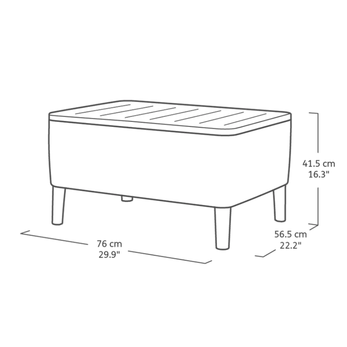 Salemo Outdoor Sofa set Cappucino