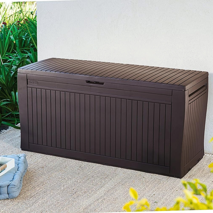 Comfy Outdoor Deck Box Woodbrown