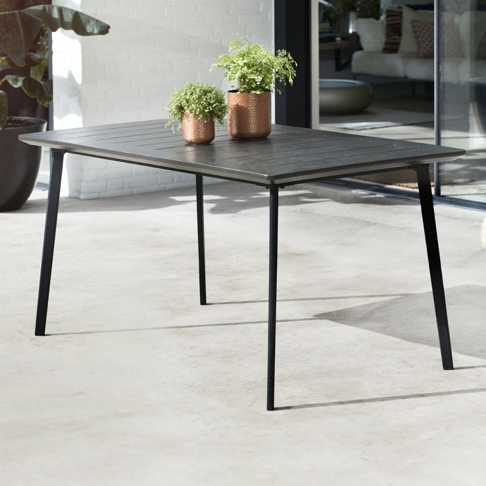 Metalea Table + Metalix Chair Set Bronze