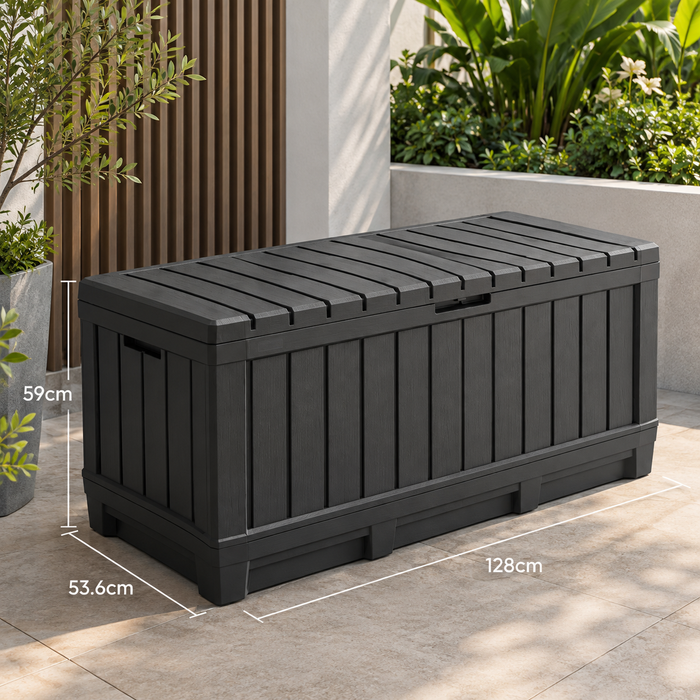 Kentwood Outdoor Storage Box 90Gal Graphite