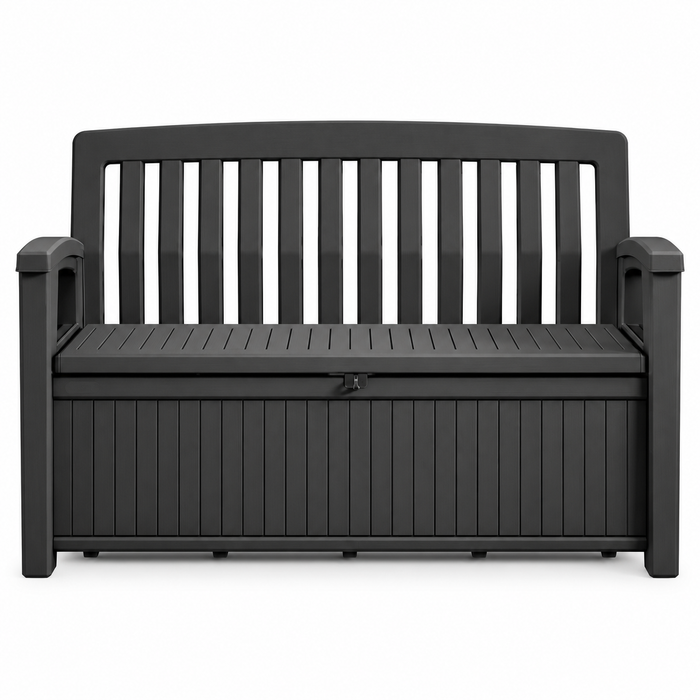Patio Outdoor Storage Bench Graphite