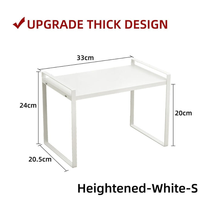 Countertop Kitchen Rack Stackable White (3 Sizes)