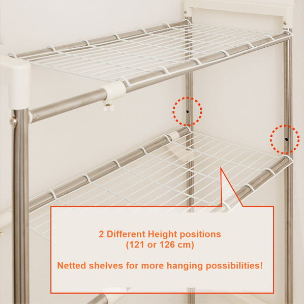 Laundry Washing Machine Rack with Hanging HSR-1WH