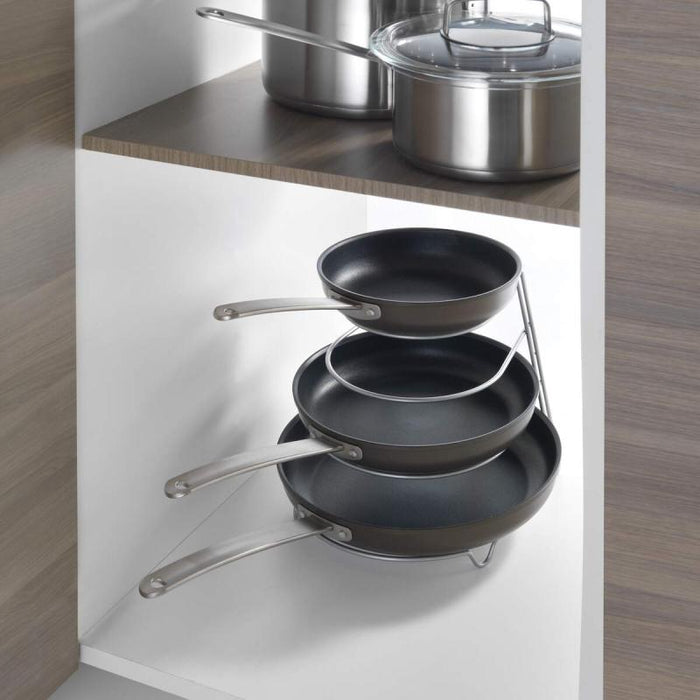 Canyon Frying pan holder 4 Tier Rack Black
