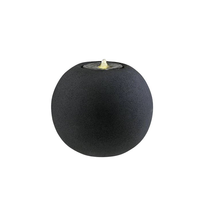 Maicao Round Water Fountain Granite Grey | Black Stone (3 Sizes)