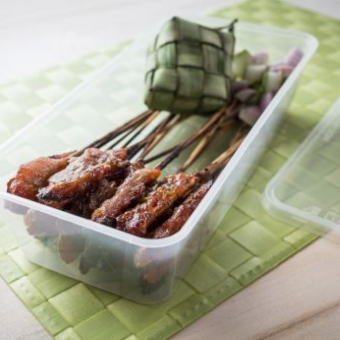 Takeaway: Rectangle Container 1300ml + Lid - 10pcs