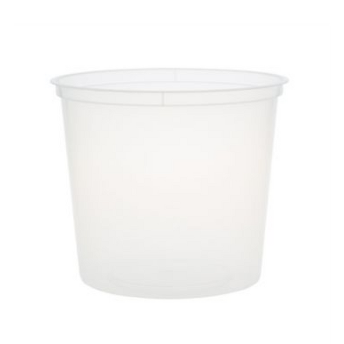 Takeaway: Round Container 745ml + Lid - 10pcs