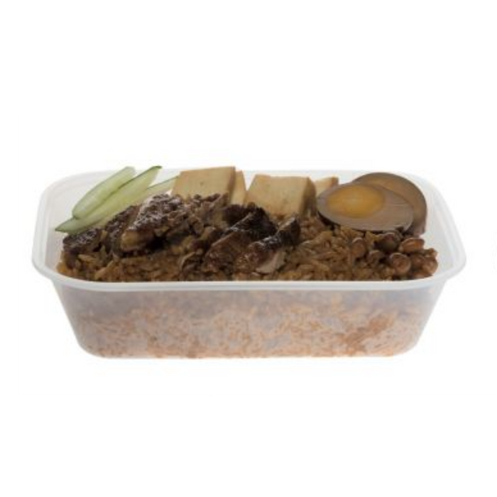 Takeaway: Rectangle Container 970ml + Lid - 10pcs