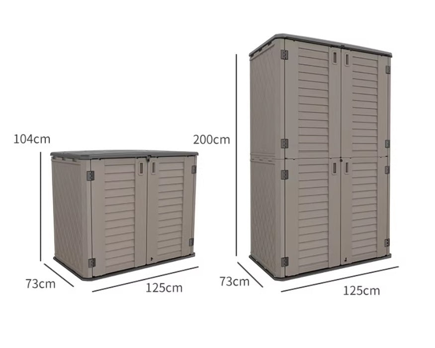 Mason Multipurpose Outdoor Shed Brown