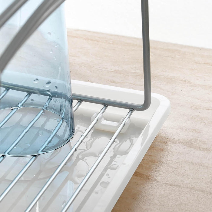 GenuisTex Dish Drainer Rack Silver
