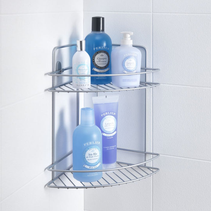 Reflex 2 Tier Corner Bathroom Storage Rack