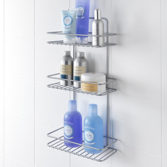 Metaltex Reflex 3 Tier Rectangle Bathroom Shampoo Storage Rack — The ...