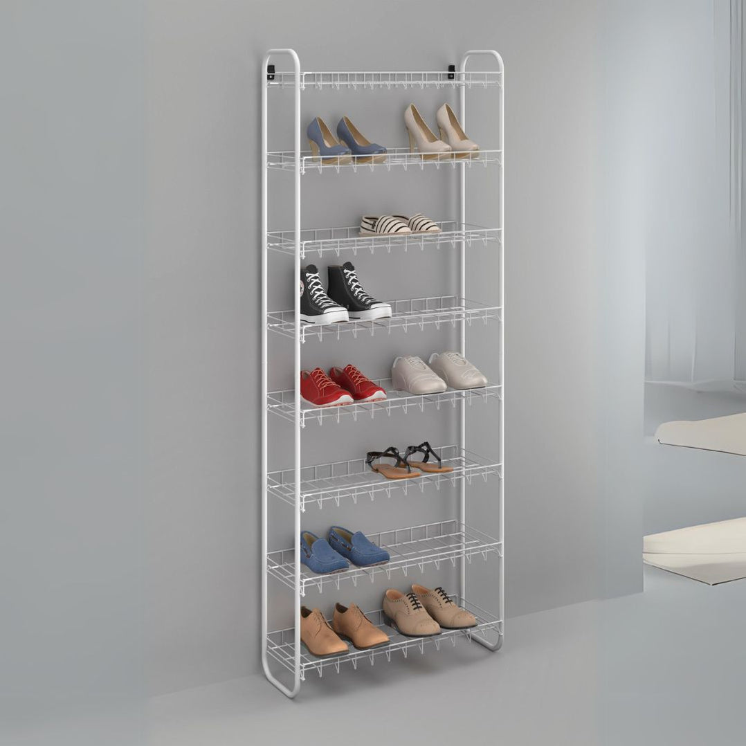 Metaltex Shoe Rack 8 Tier White — The Home Shoppe