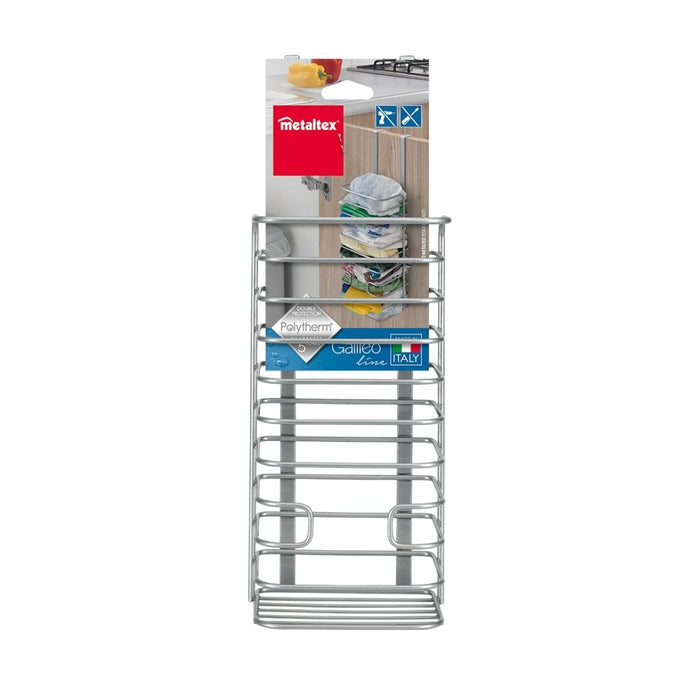 Plastic Bag Dispenser Silver