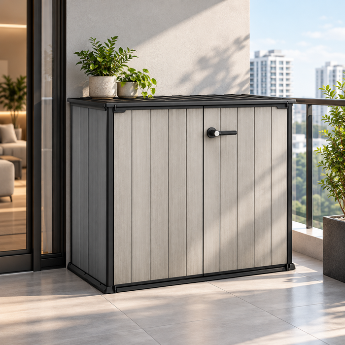 Patio Store Horizontal Outdoor Storage Shed