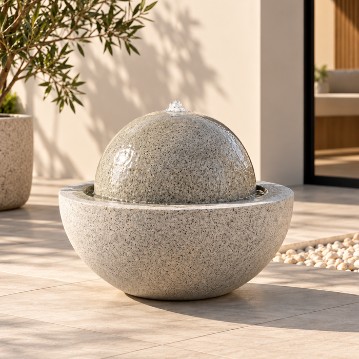 Gaya Outdoor Round Water Fountain (2 sizes)