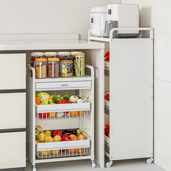 Ally Kitchen Storage Trolley Rack