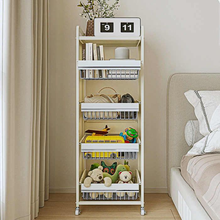 Ally Kitchen Storage Trolley Rack