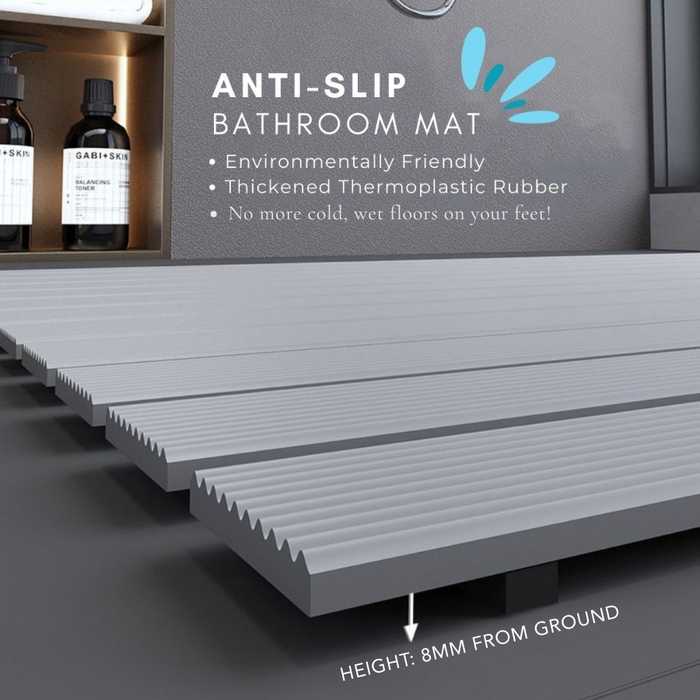 Non Slip Bathroom Floor Mat Beige