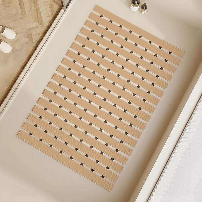 Non Slip Bathroom Floor Mat Beige