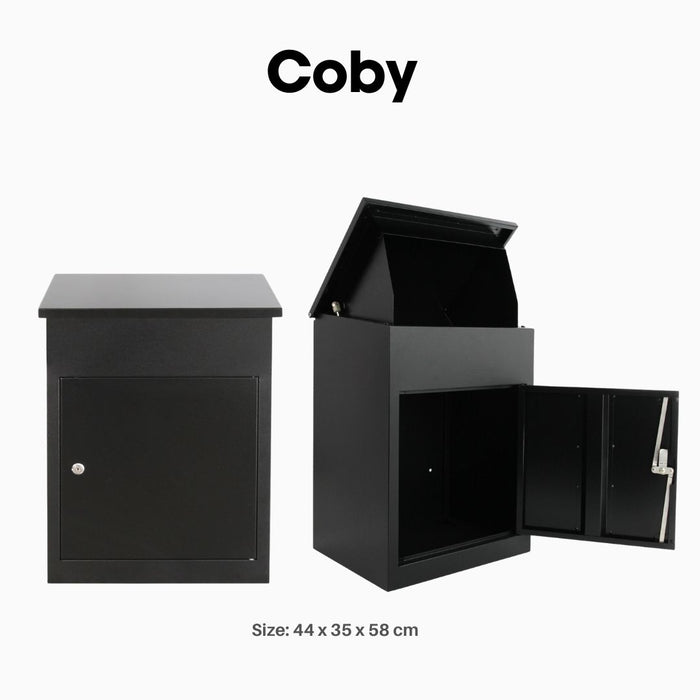 Coby Low Outdoor Lockable Parcel Drop Box CP02