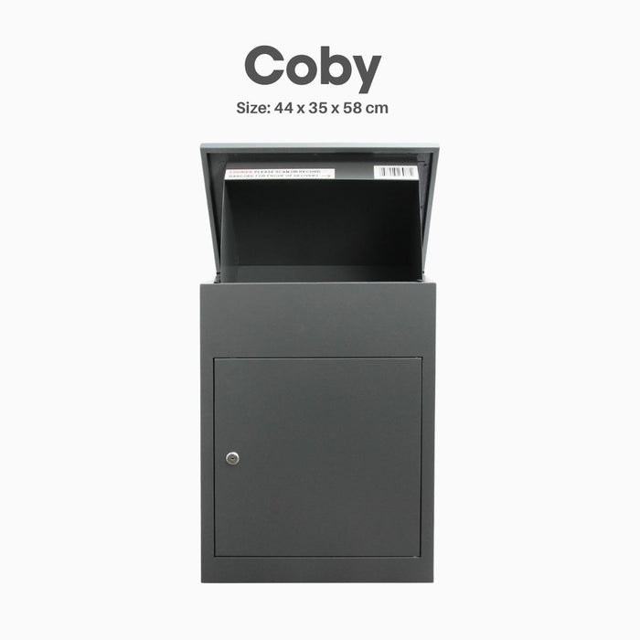 Coby Low Outdoor Lockable Parcel Drop Box CP02