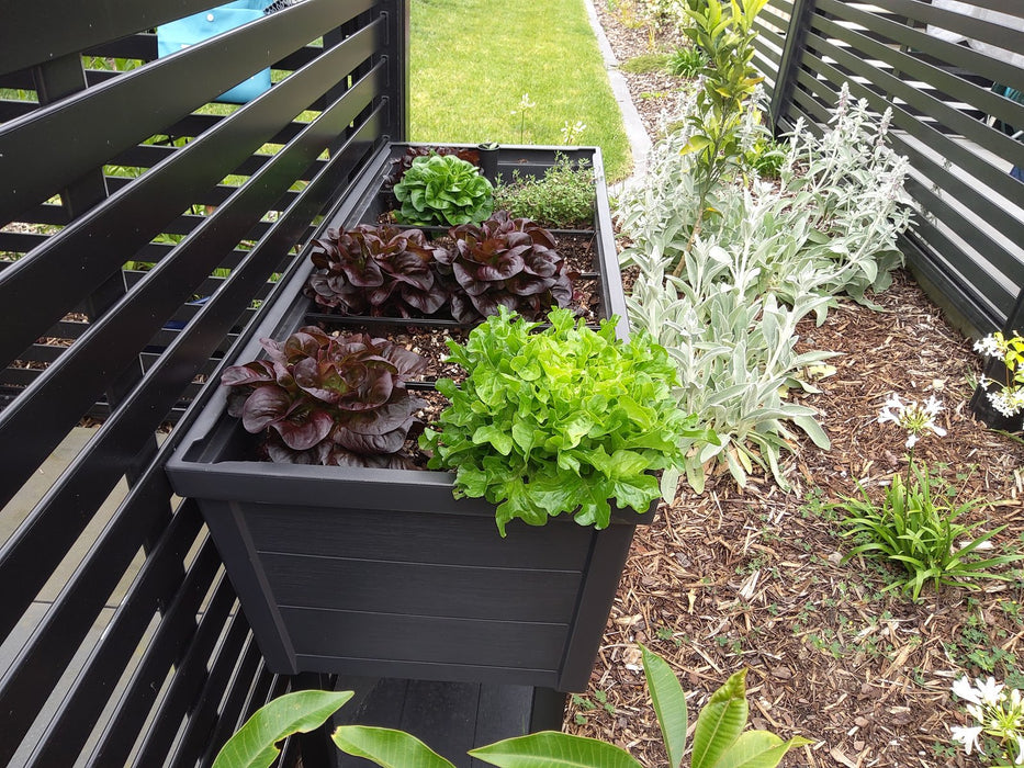 Alfresco Raised Planter Garden Bed Black
