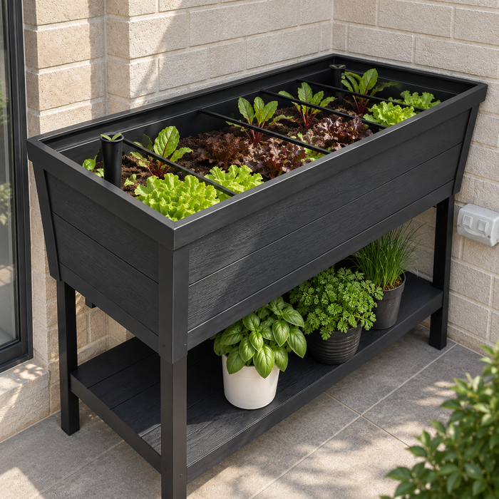 Alfresco Raised Planter Garden Bed Black