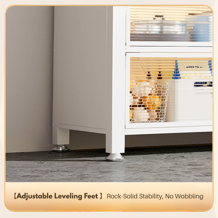 PantryPro 3 Door Kitchen Appliances Storage Cabinet (2 Sizes)
