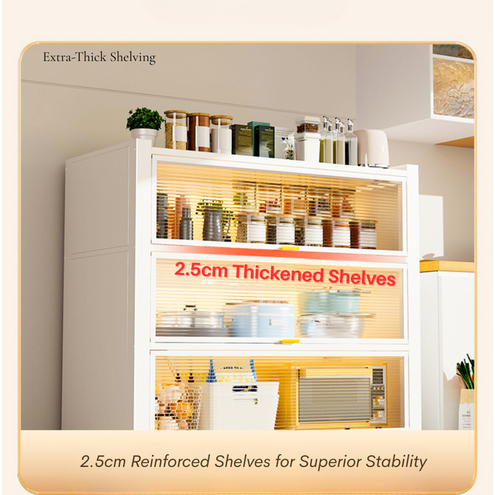 PantryPro 3 Door Kitchen Appliances Storage Cabinet (2 Sizes)