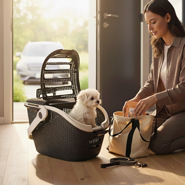 Pet Carrier Grey
