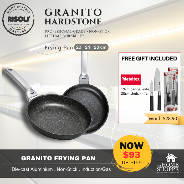 Granito Hardstone Frying Pan Induction + FREE GIFT
