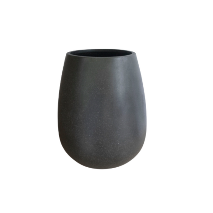 Savona Tall Planter Pot Matt Black (2 Sizes)