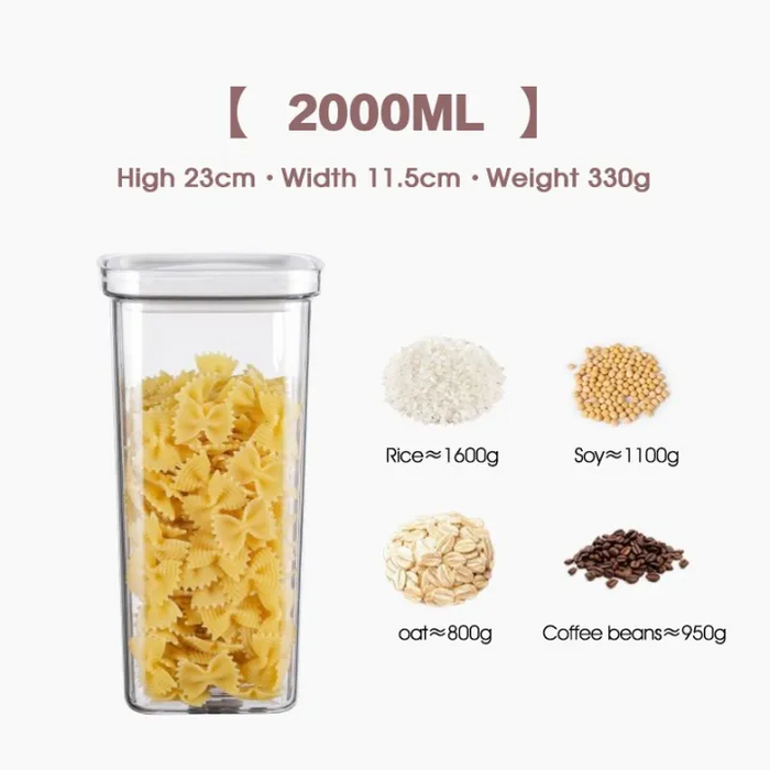 Twist Lock Airtight Food Storage Canister