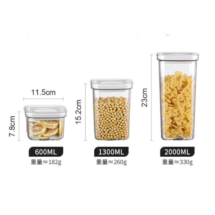Twist Lock Airtight Food Storage Canister