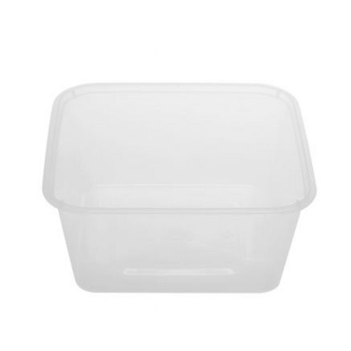 Takeaway: Square Container 550ml + Lid - 10pcs