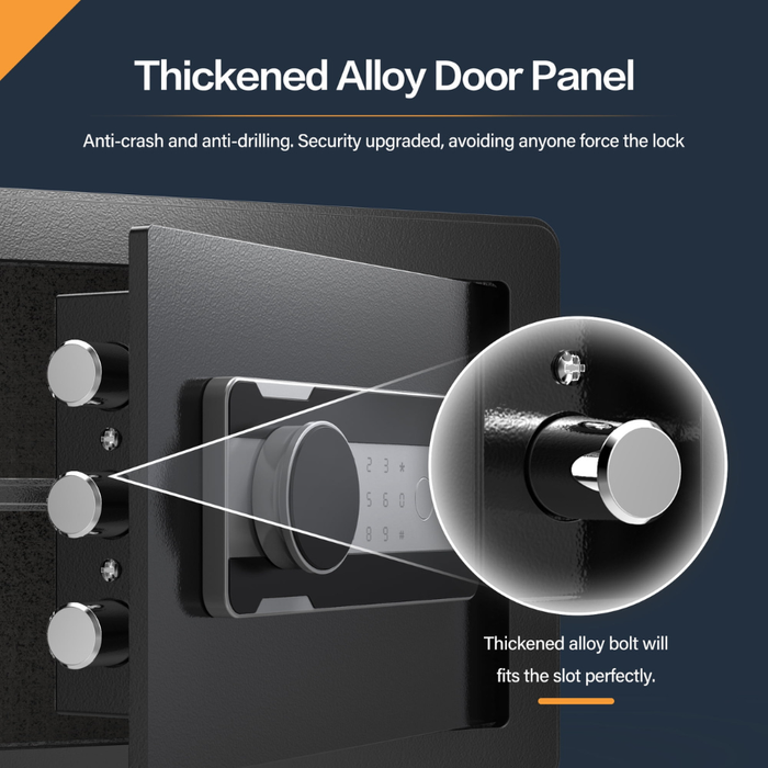 Steel Vault Safe Box H35 Combination/ Fingerprint Lock