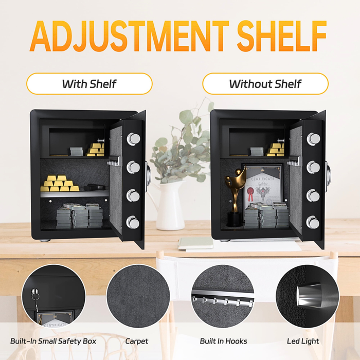 Steel Vault Safe Box H45 Combination Lock