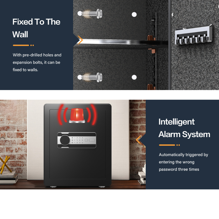 Steel Vault Safe Box H45 Combination Lock