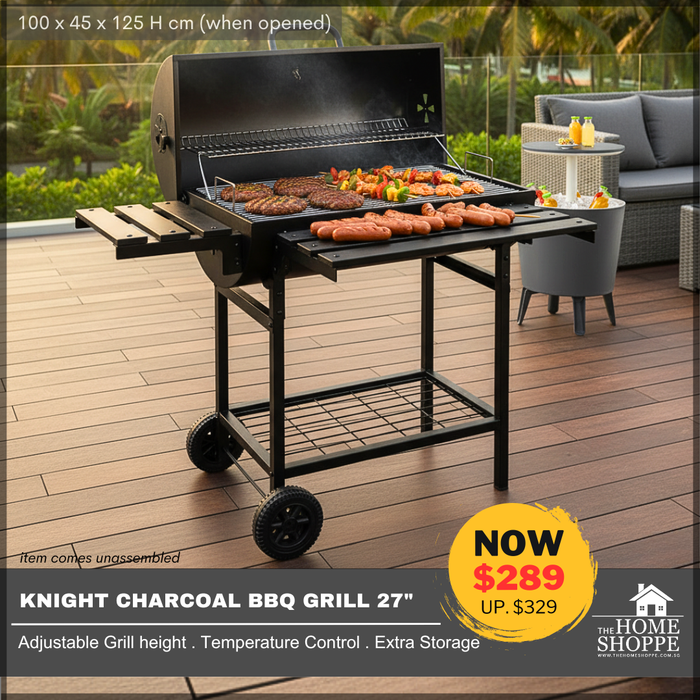 Knight Charcoal BBQ Grill 27"