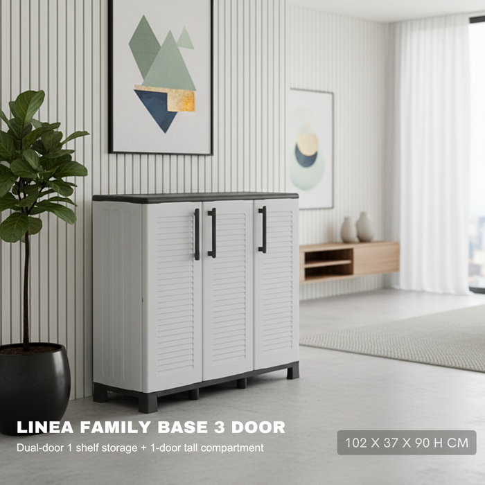 Linea Family Base Cabinet 3 Door
