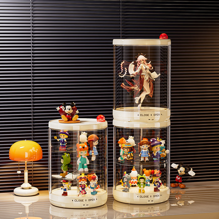 ShowCase Pro Sensor 360° Auto Rotate Figurine Display case with LED Light