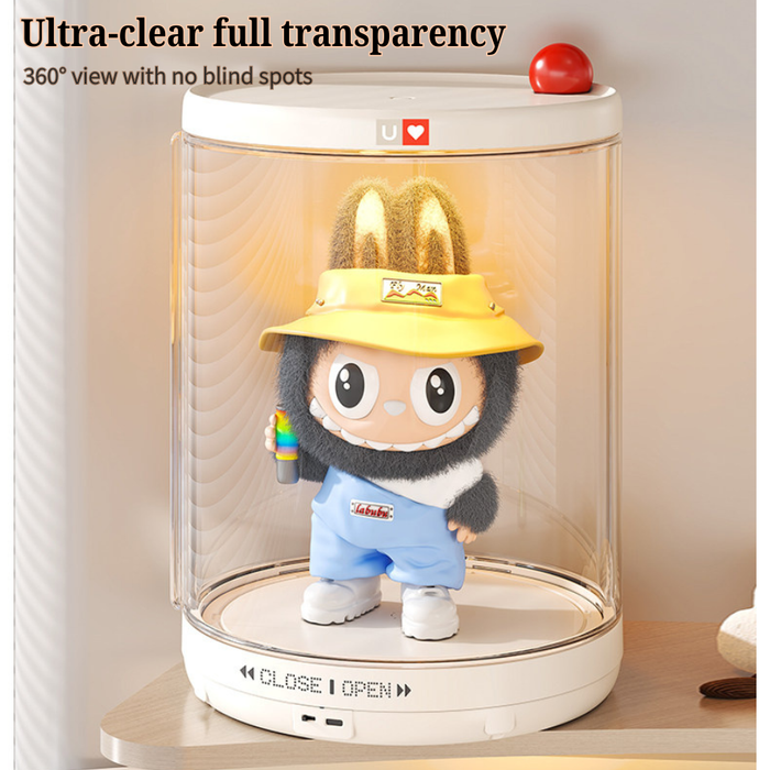 ShowCase Pro Sensor 360° Auto Rotate Figurine Display case with LED Light