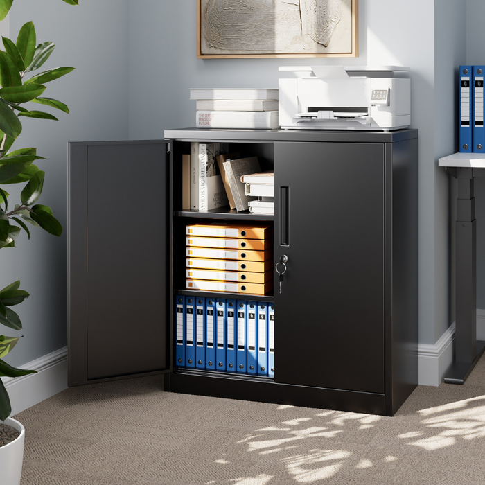 Filex 2 Door Office Storage Base Metal Steel Cabinet