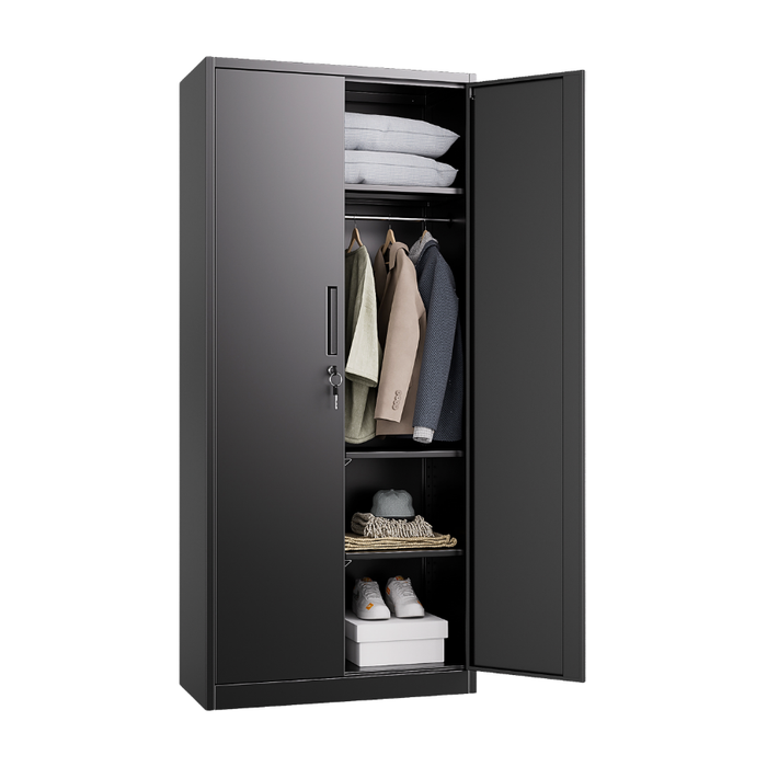 SteelMax Tall Multipurpose Wardrobe Storage Cabinet