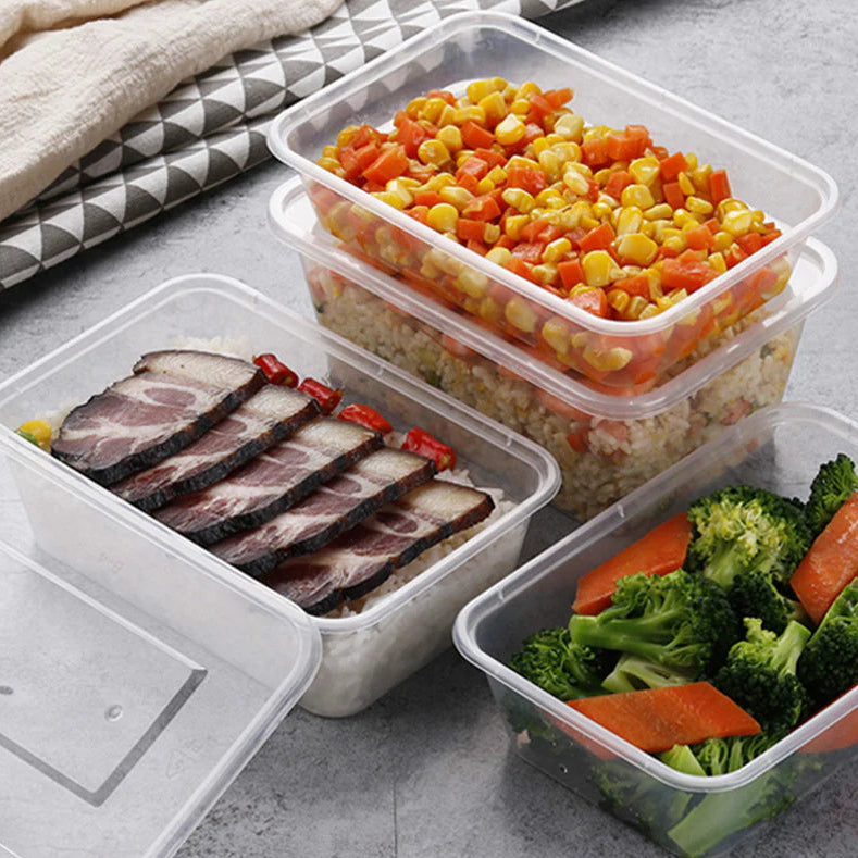 Takeaway plastic food containers PP dabao food
