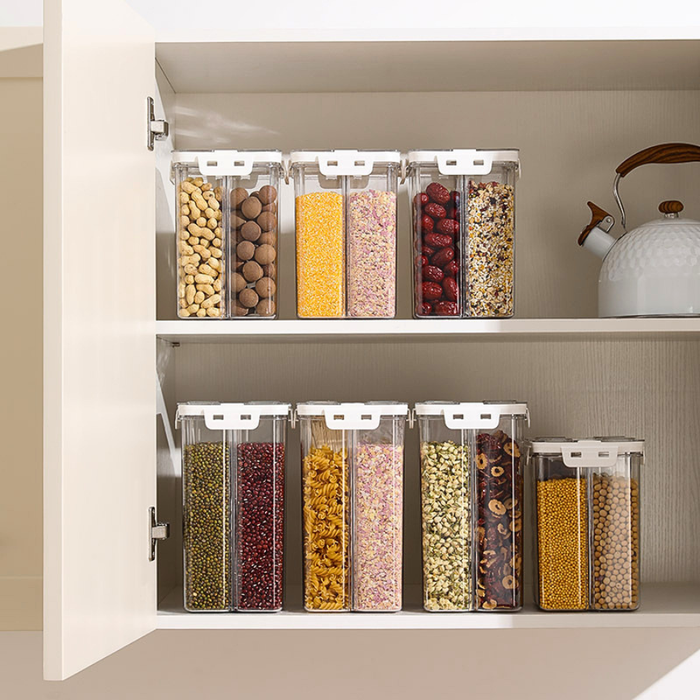4-in-1 Multicompartment Airtight Grain beans Storage Container