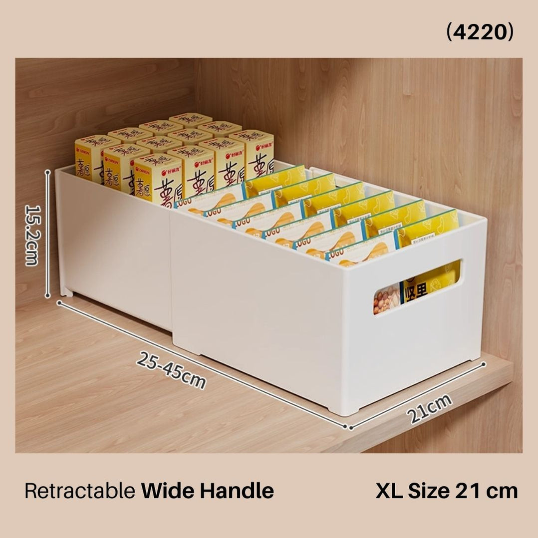 Extend It Retractable Storage Organiser Box Wardrobe Kitchen Adjustable ...