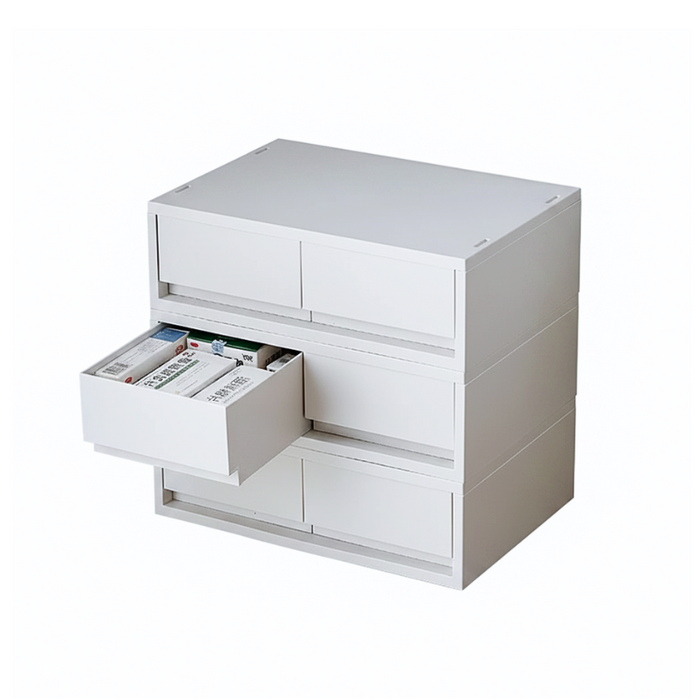 Shiro Stackable Organiser Drawer - Double Grid (3 sizes)